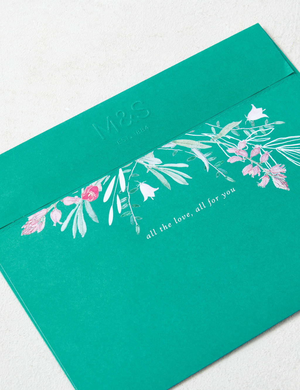 Edwardian Lady Embossed Mother's Day Card for Mum 5 of 5