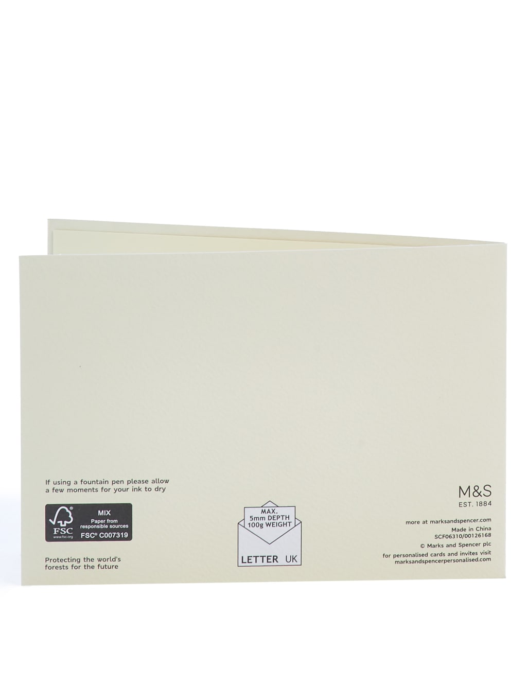 Pack of 8 Black & Cream Thank You Cards 4 of 5