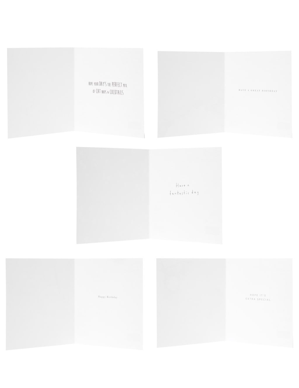 Pack of 5 Birthday Cards 2 of 3