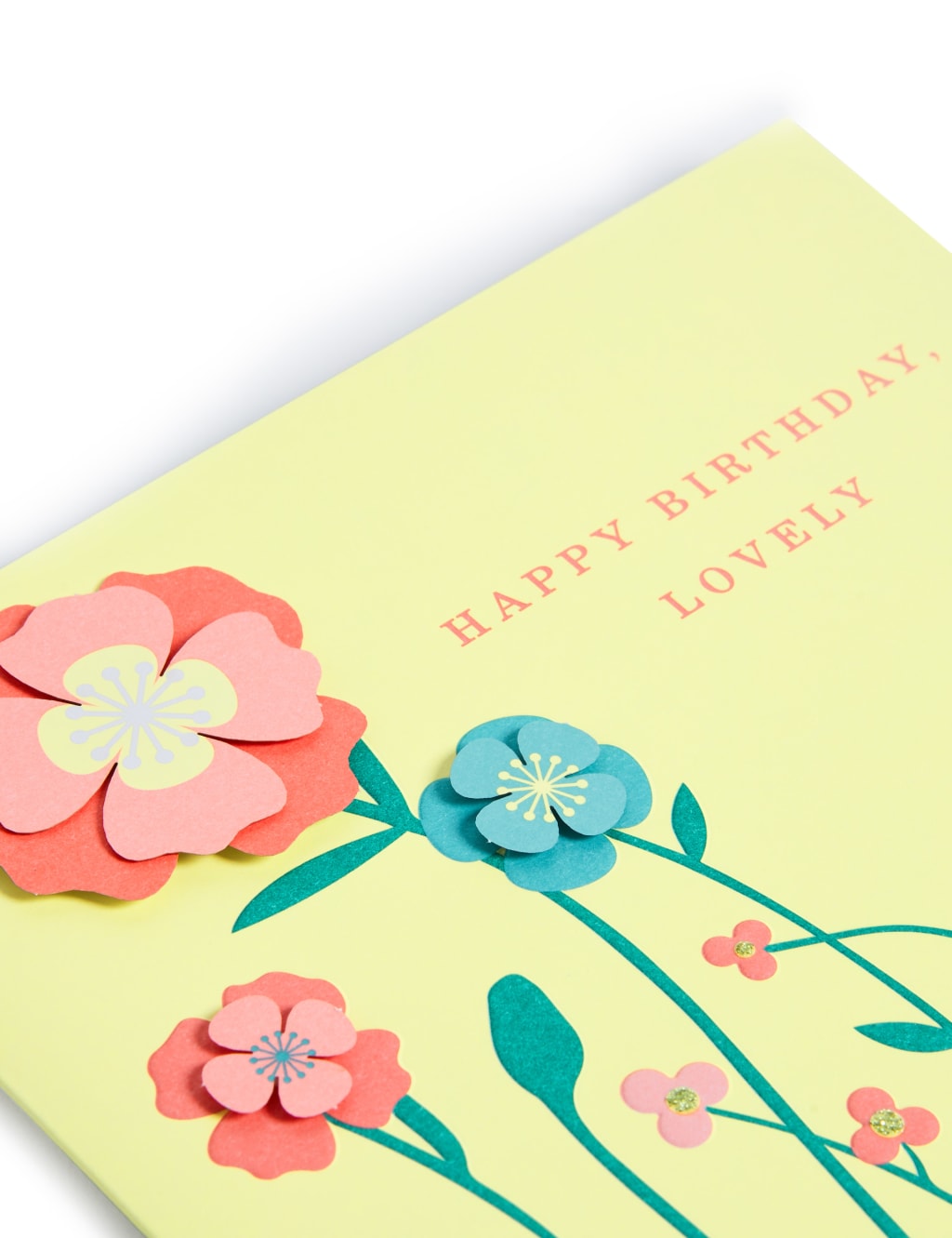 Floral Contemporary Birthday Card 4 of 4