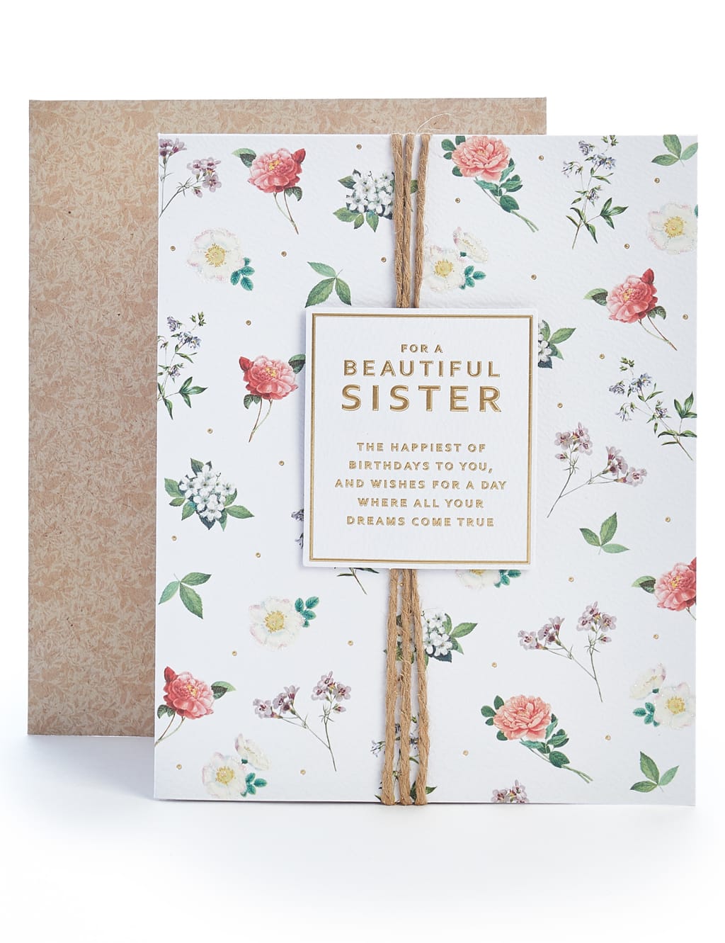Sister Floral Birthday Card 1 of 3
