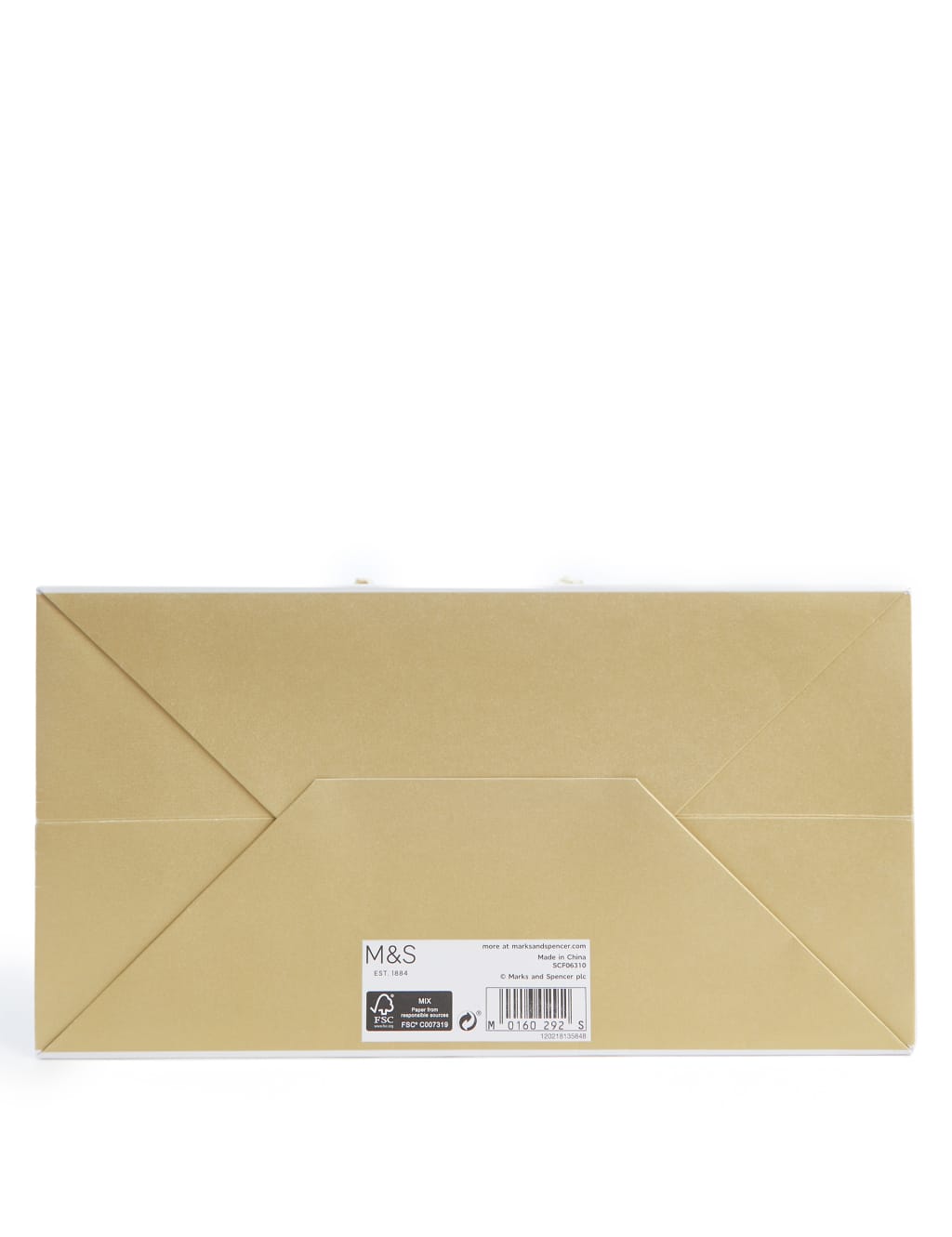 Large White & Gold Gift Bag 2 of 3