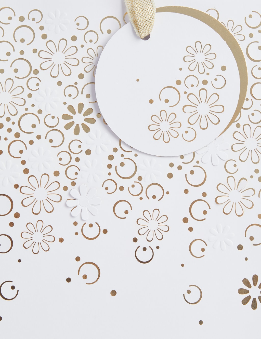 Large White & Gold Gift Bag 3 of 3