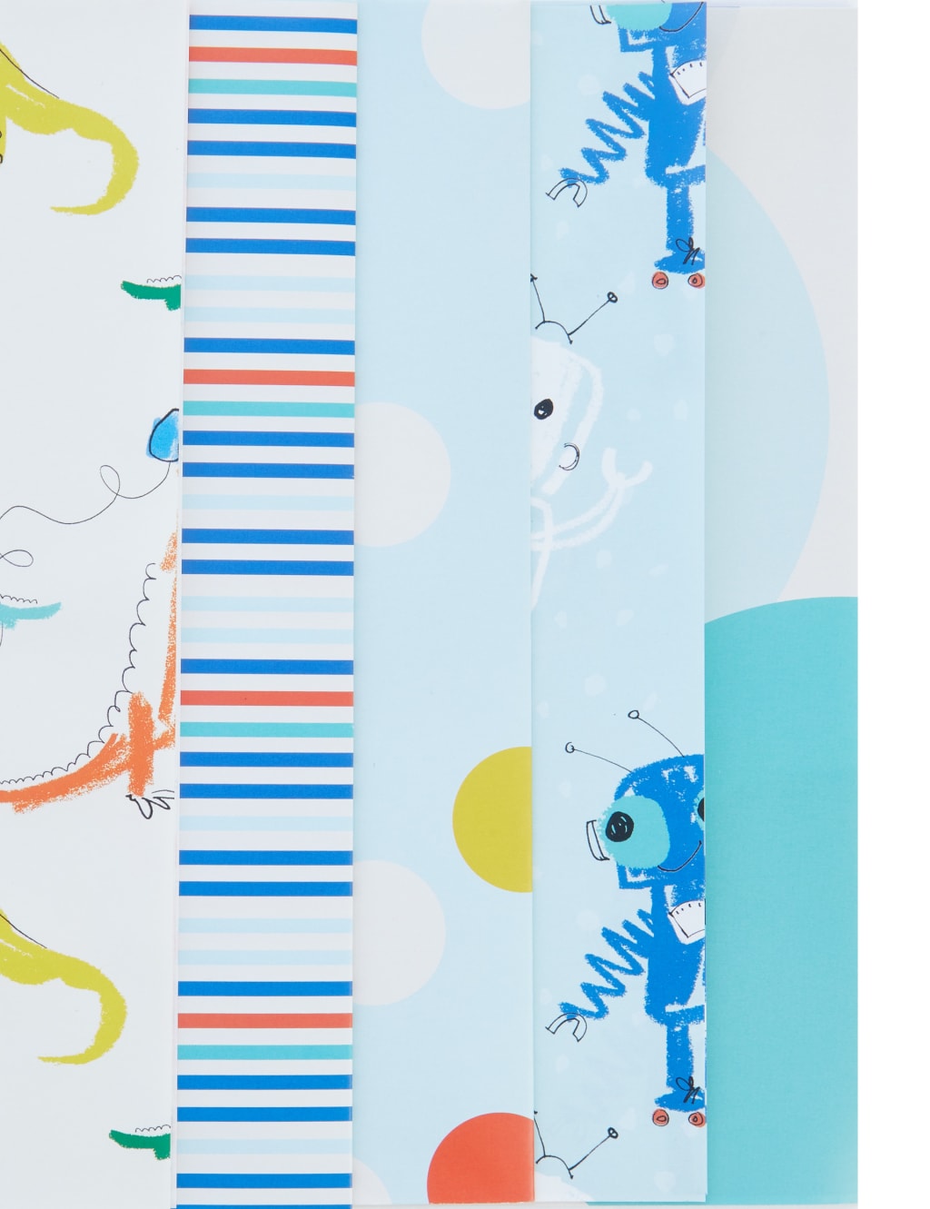 Pack of 10 Sheets of Gift Wrap & Tags 1 of 2