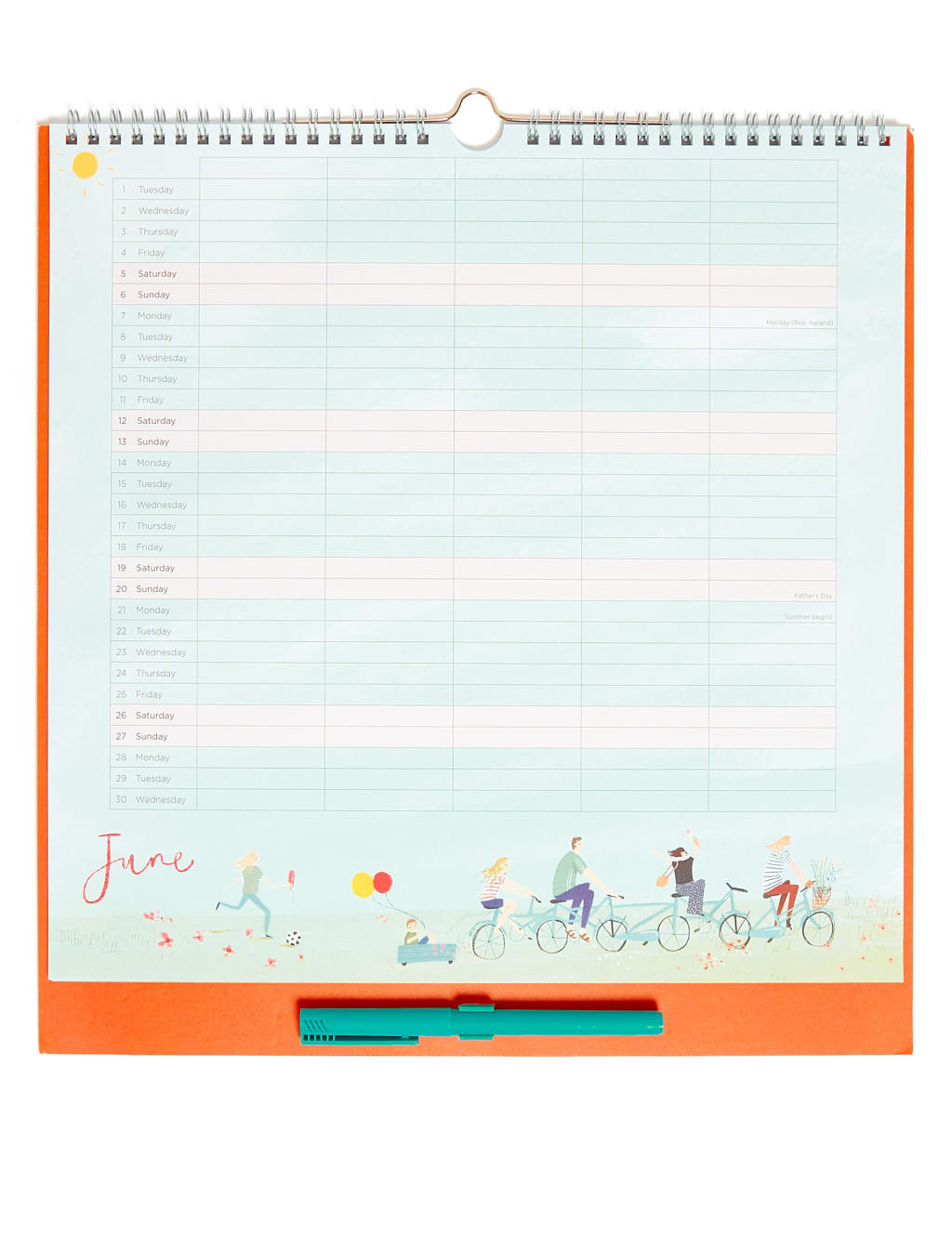 Illustrated 2021 Family Organiser with Pen 2 of 3
