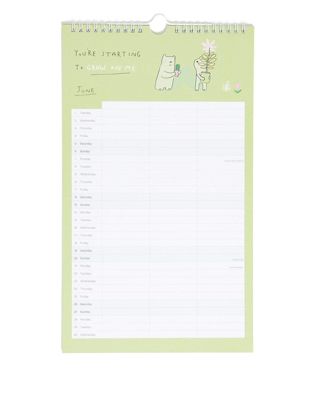 Couple's 2021 Illustrated Calendar - Medium 2 of 3