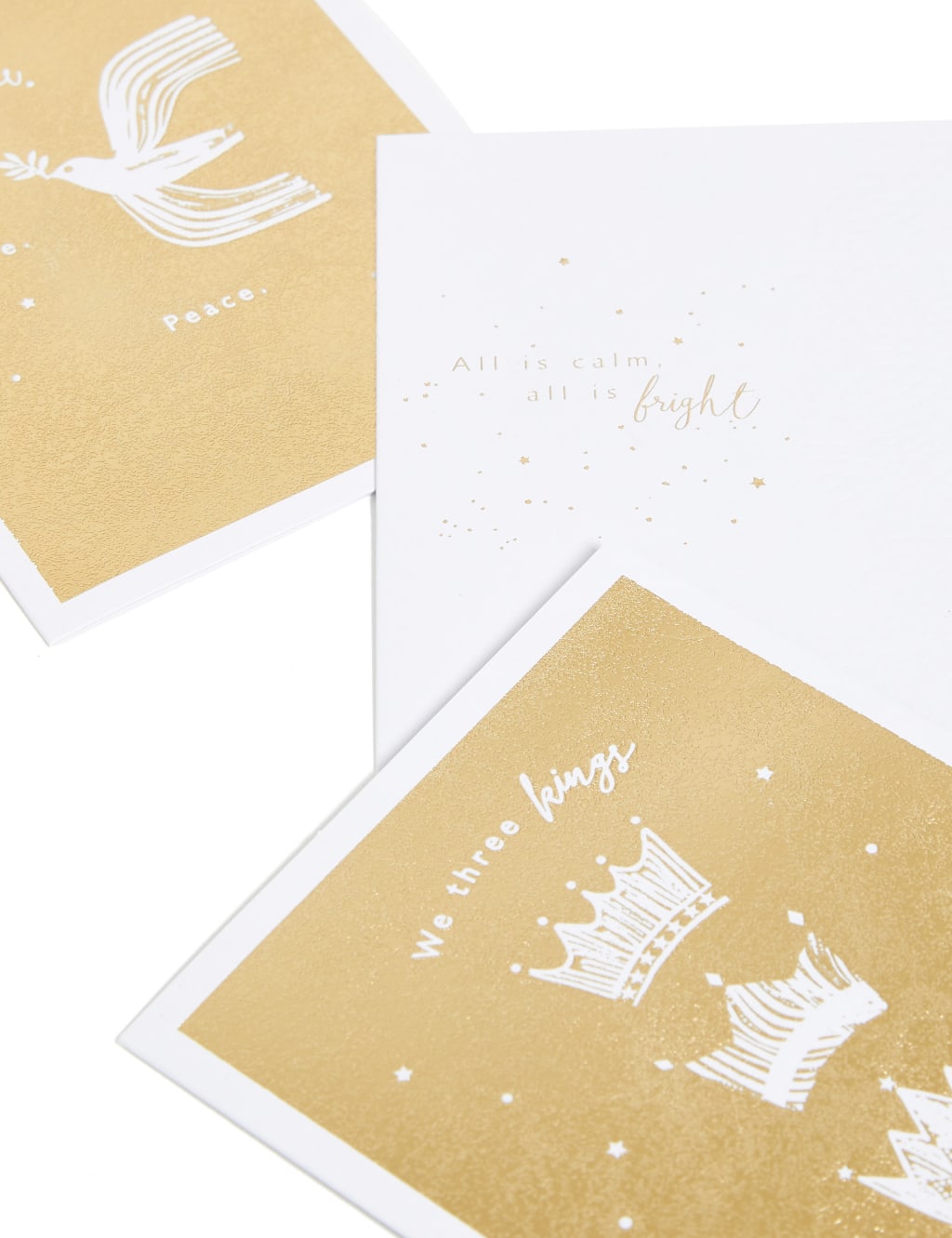 Contemporary Foiled Charity Christmas Cards - Pack of 15 4 of 5
