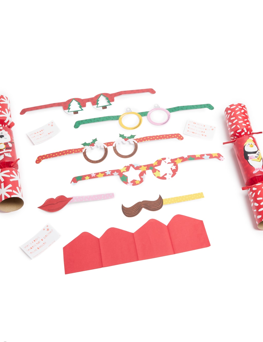 Festive Characters' Recyclable Family Christmas Crackers - Pack of 6 in 2 Designs 2 of 4