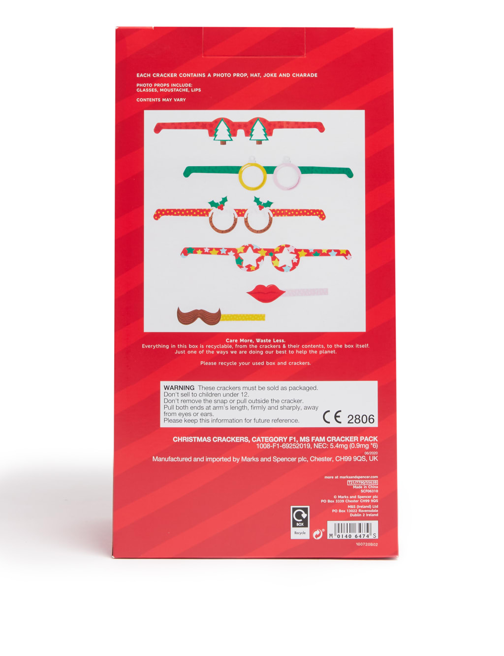Festive Characters' Recyclable Family Christmas Crackers - Pack of 6 in 2 Designs 4 of 4