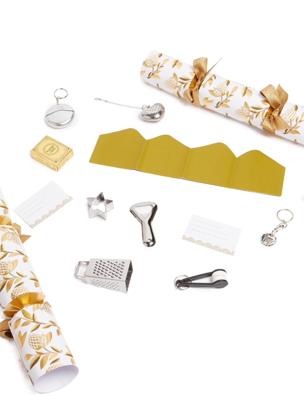 Luxury Acorn Print Christmas Crackers - Pack of 8 in 1 Design 2 of 4