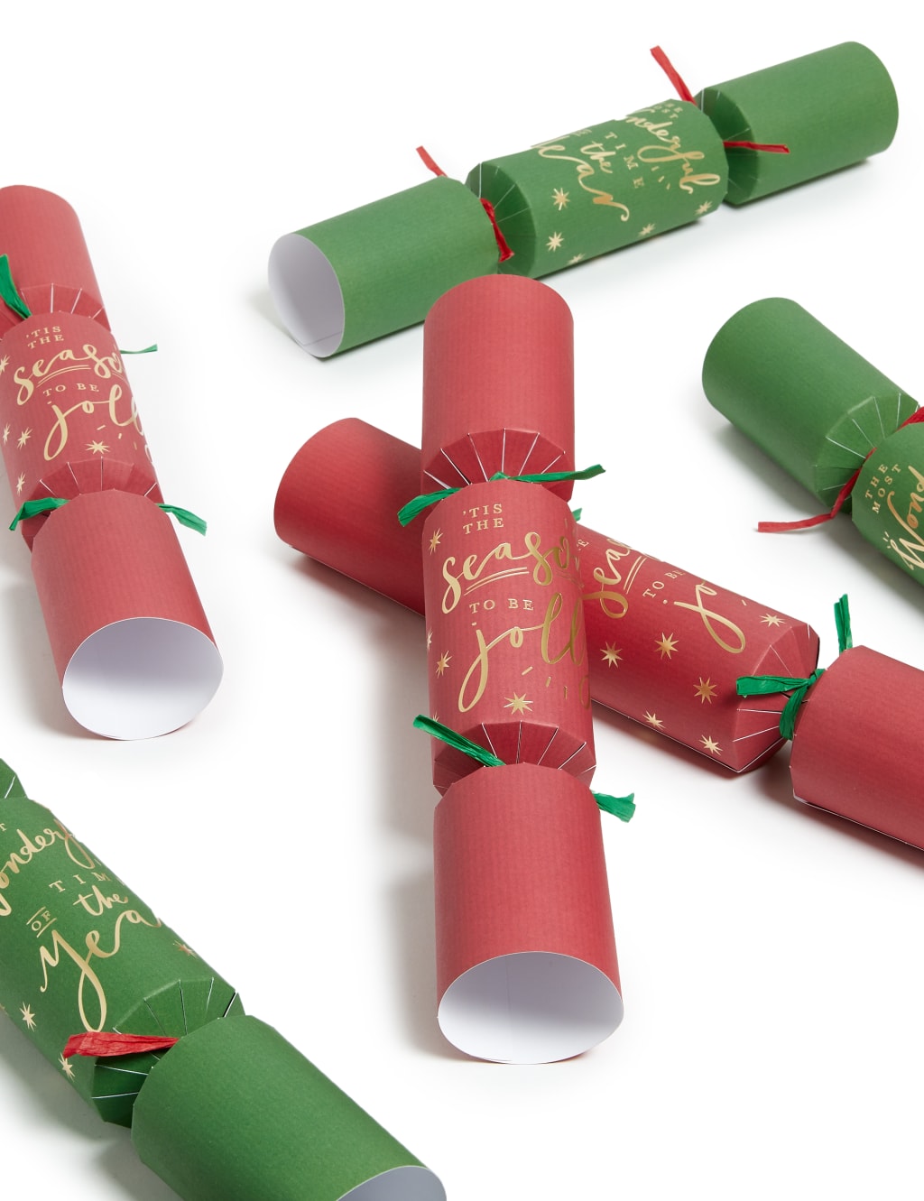 Stuff the Turkey' Recyclable Family Christmas Crackers and Game - Pack of 12 in 2 Designs 3 of 4