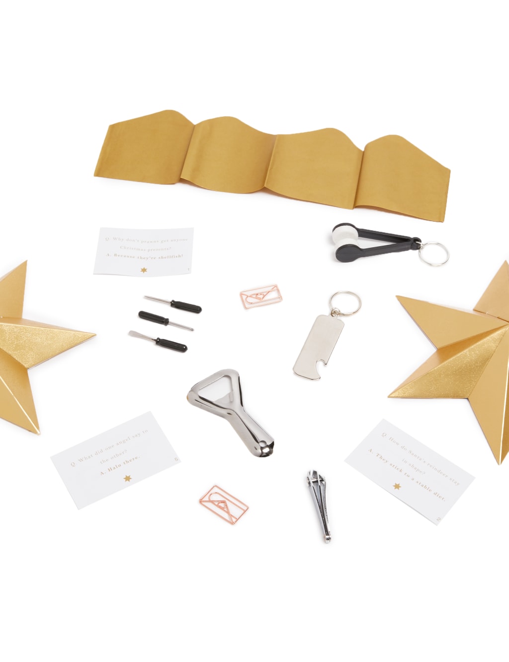 Unique Christmas Star Crackers - Pack of 6 in 1 Design 2 of 4