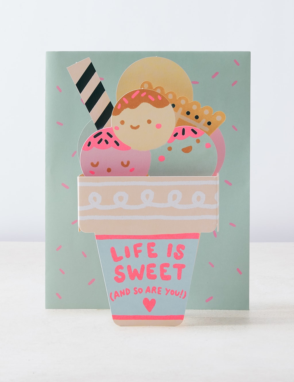 Fun Ice-Cream Shaped 3D Birthday Card 1 of 5