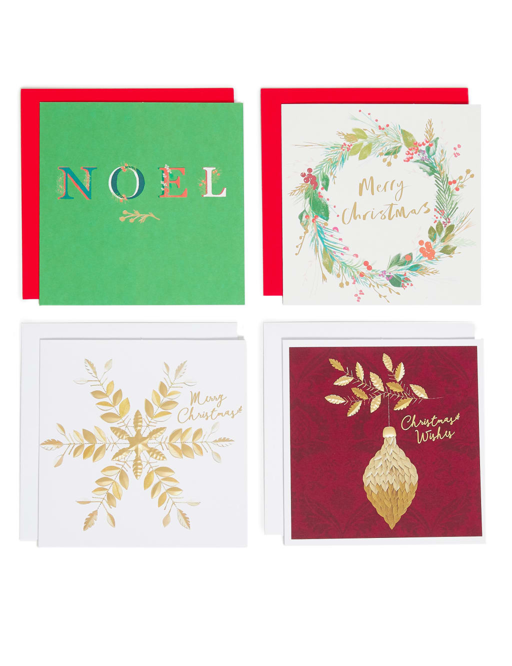 Festive Icons Charity Christmas Cards Pack of 20 M S IE