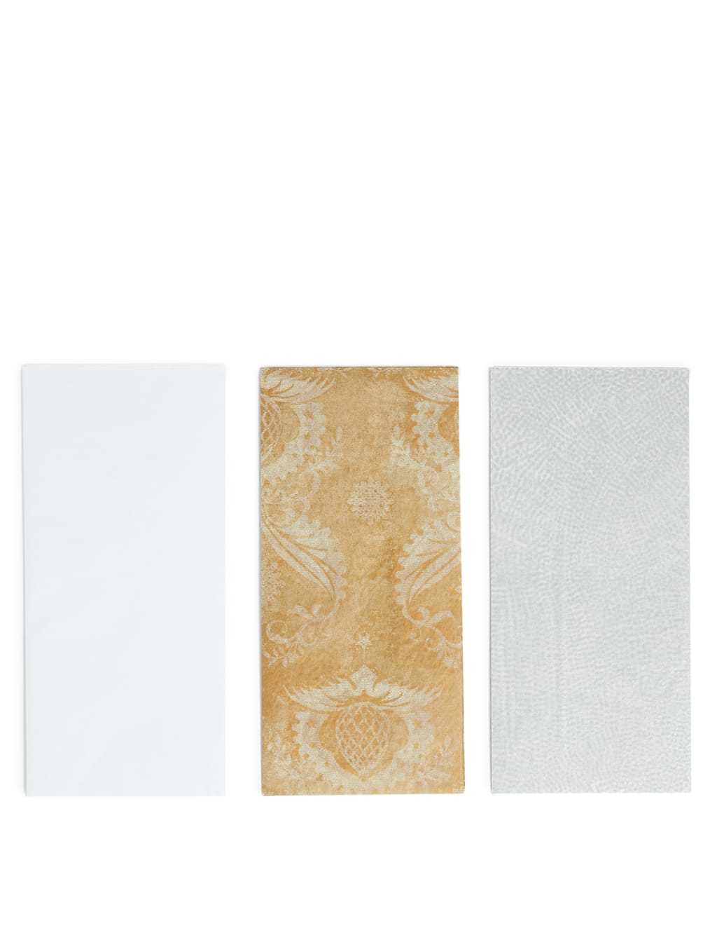 Silver, White & Gold Christmas Tissue Paper Bumper Pack - Contains 9 Sheets in 3 Designs 2 of 2