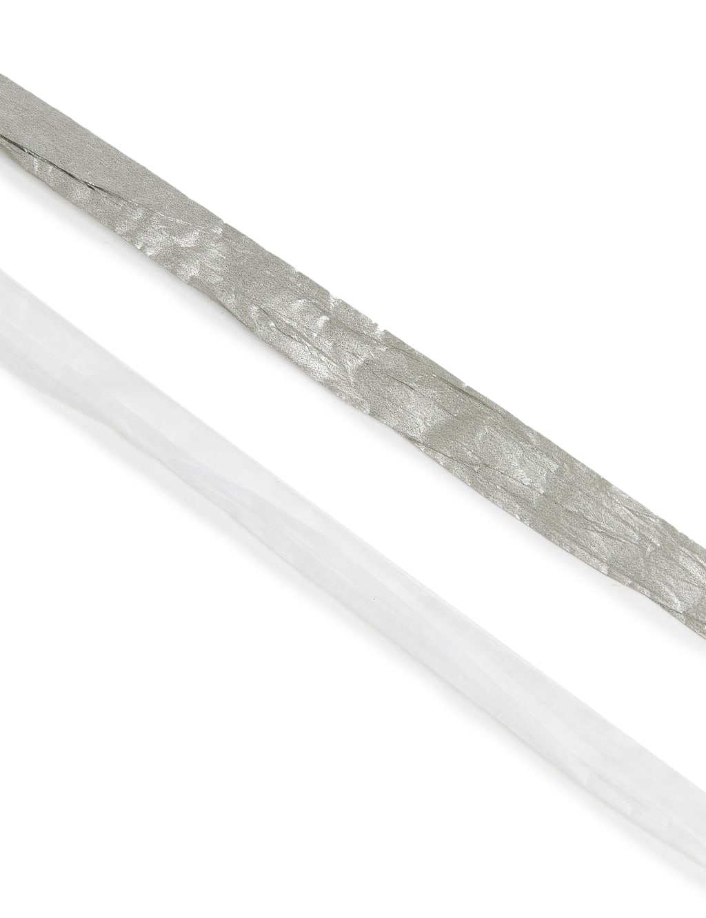 Silver & White Christmas Raffia Twin Pack 2 of 2