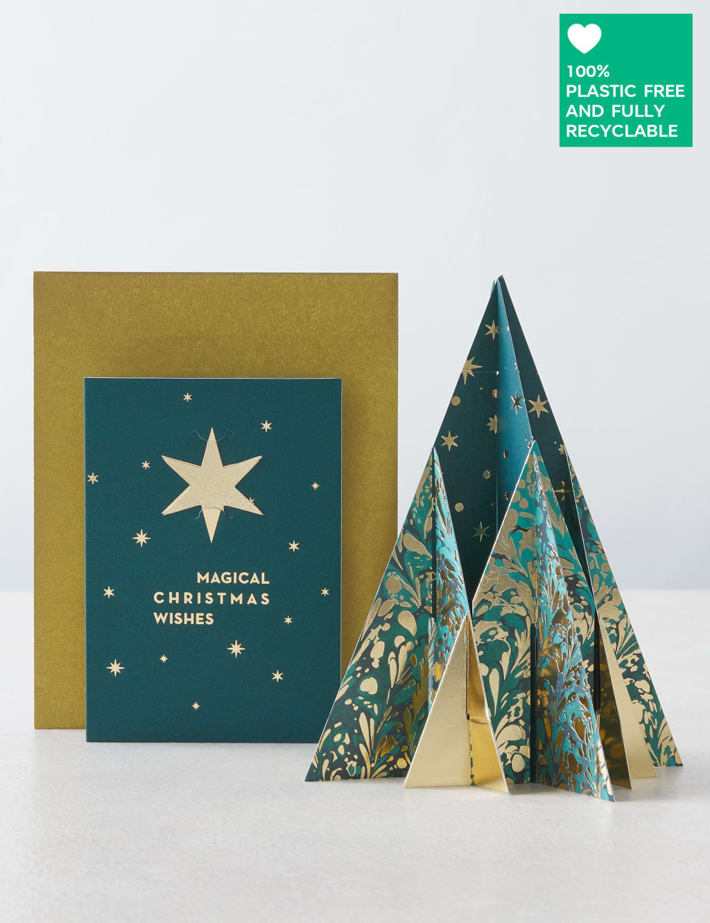 Luxury Charity Christmas Cards - Pack of 4 - 1 Design with Keepsake Ornament 1 of 6