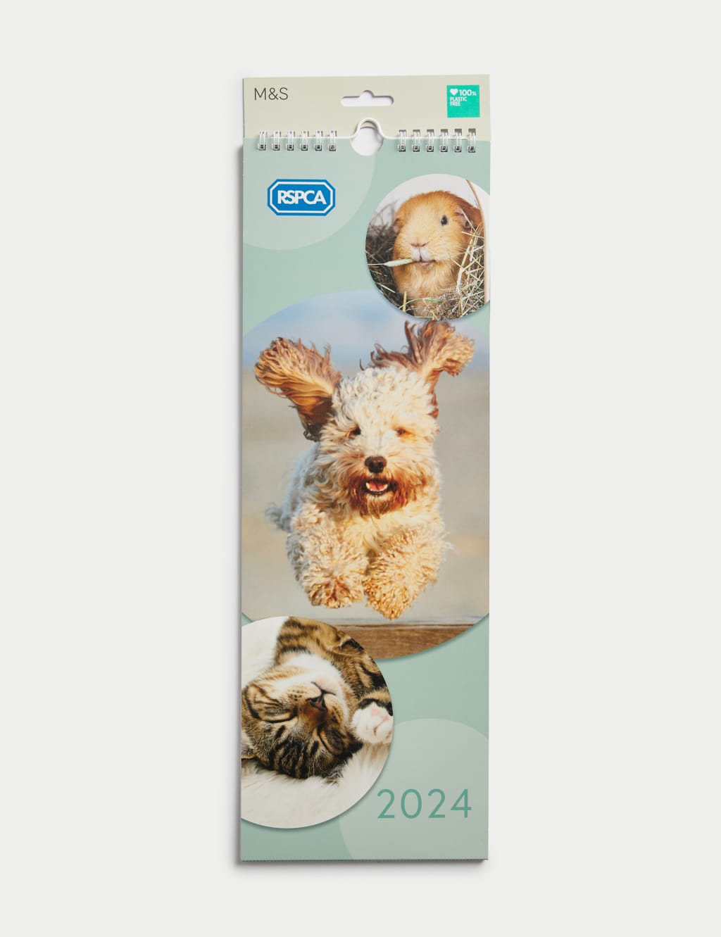 2024 Slimline Calendar - RSPCA Animals Design 1 of 3