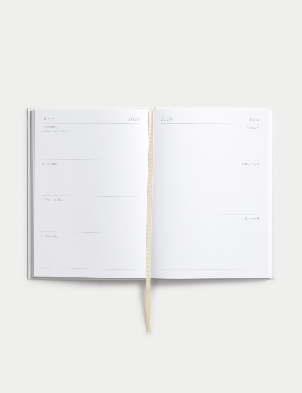 2024 Large A5 Week to View Diary - Gold Bee Design 3 of 5