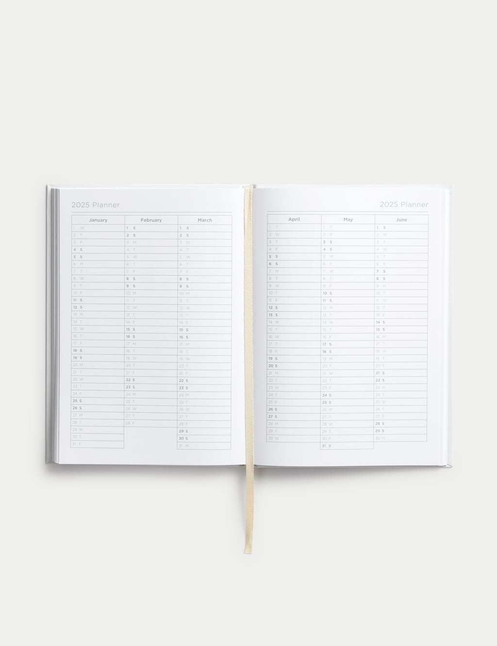 2024 Large A5 Week to View Diary - Gold Bee Design 4 of 5