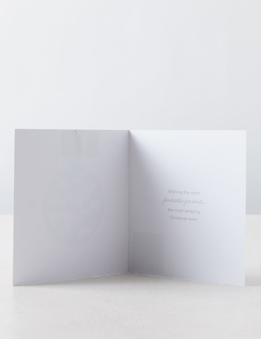 Charity Christmas Card for Mum & Dad - Contemporary Laser-cut Design 2 of 5
