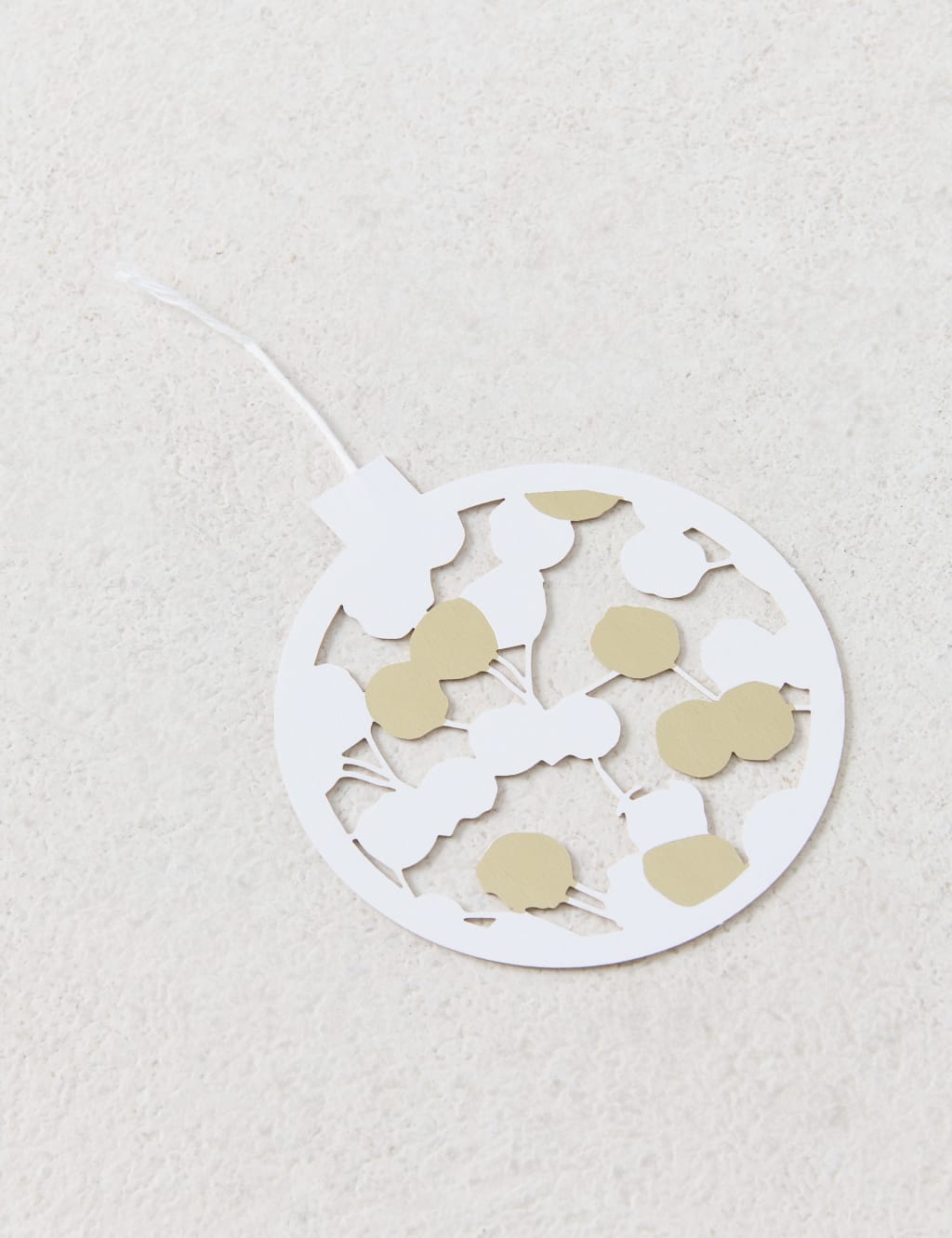 Charity Christmas Card for Mum & Dad - Contemporary Laser-cut Design 3 of 5