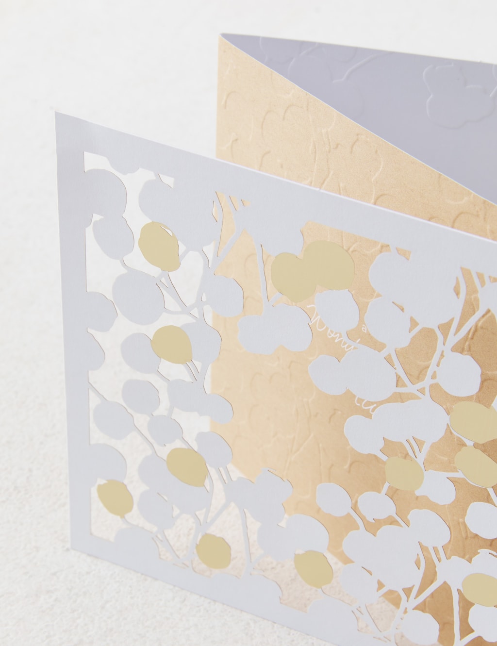 Charity Christmas Card for Mum - Contemporary Laser-cut Design 3 of 5