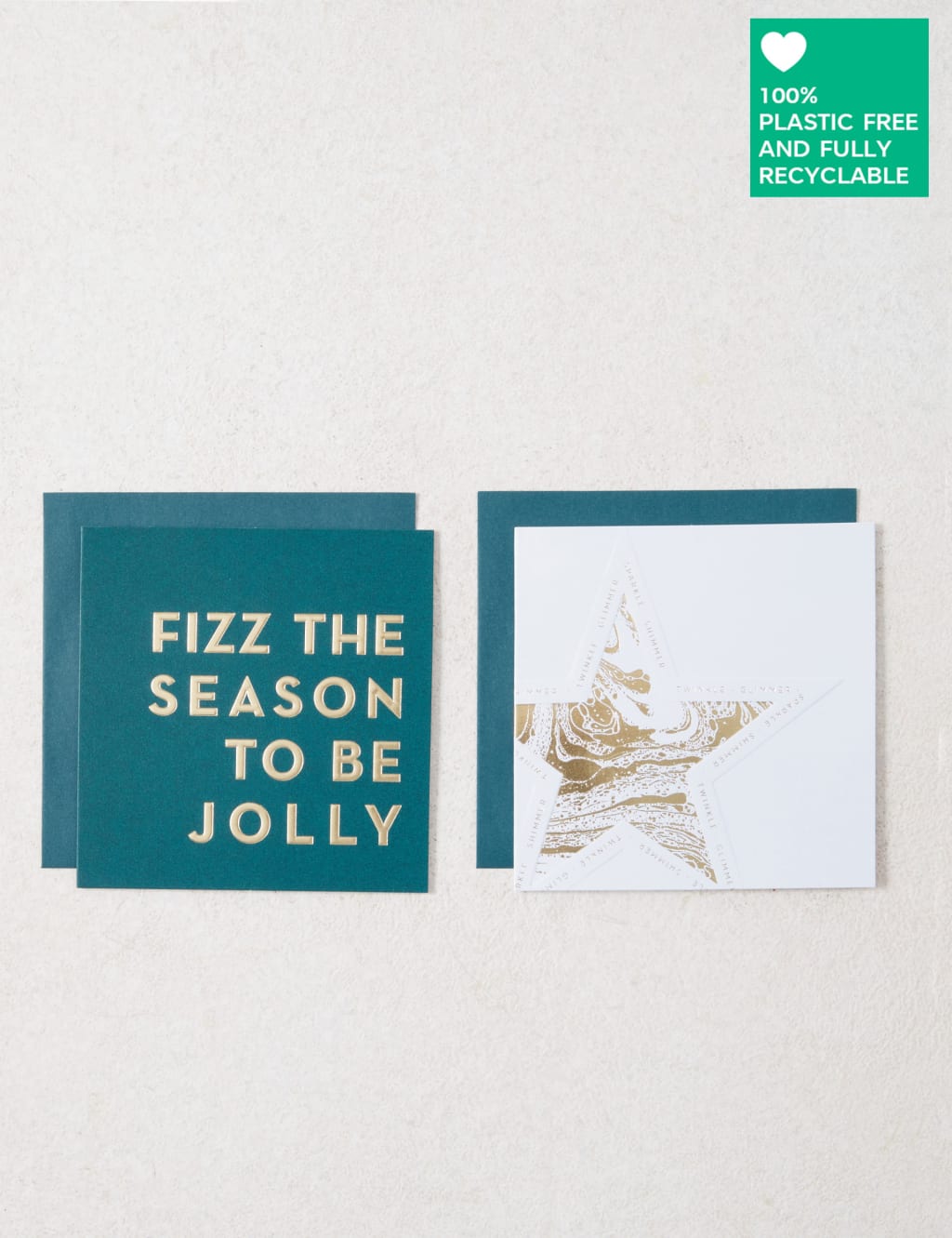 Opulence Charity Christmas Cards - Packs of 20 Cards - 2 Designs 1 of 5