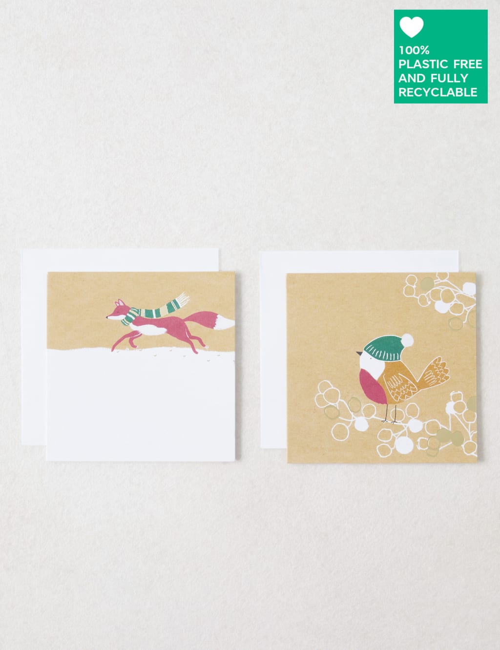 Cute Charity Christmas Cards - Pack of 20 - 2 Designs 1 of 4