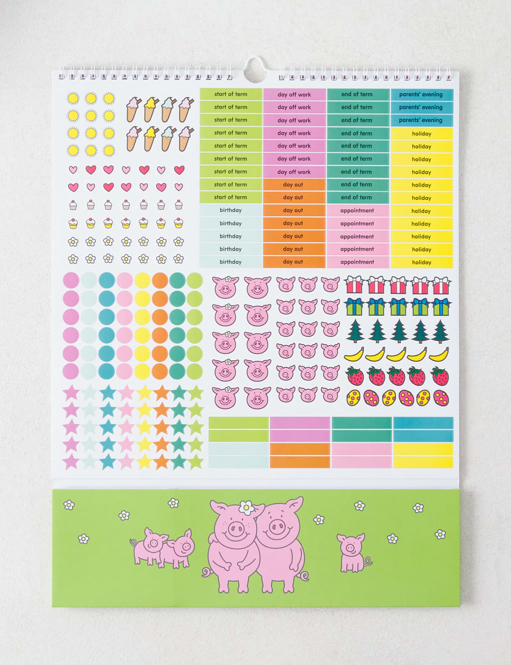 2022 Family Organiser - Fun Percy Pig™ Design with Monthly Activities & Stickers 4 of 7