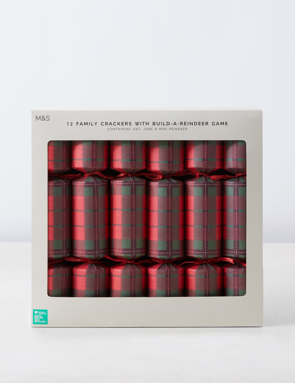 Christmas Crackers with Reindeer Game - Pack of 12, 1 Design 3 of 4