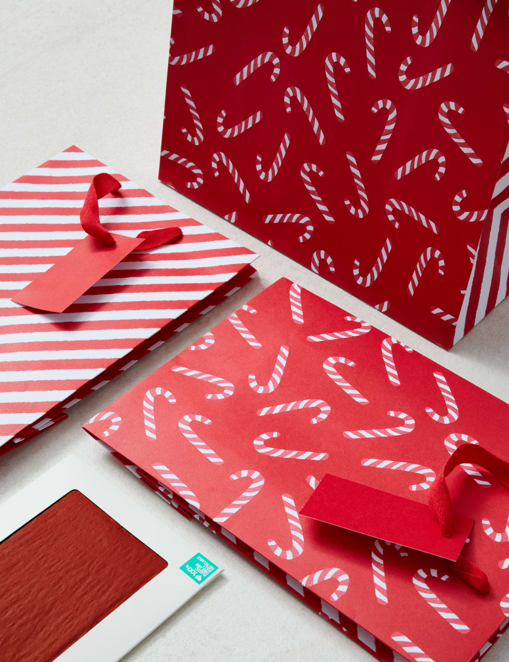 Candy cane gift bags outlet