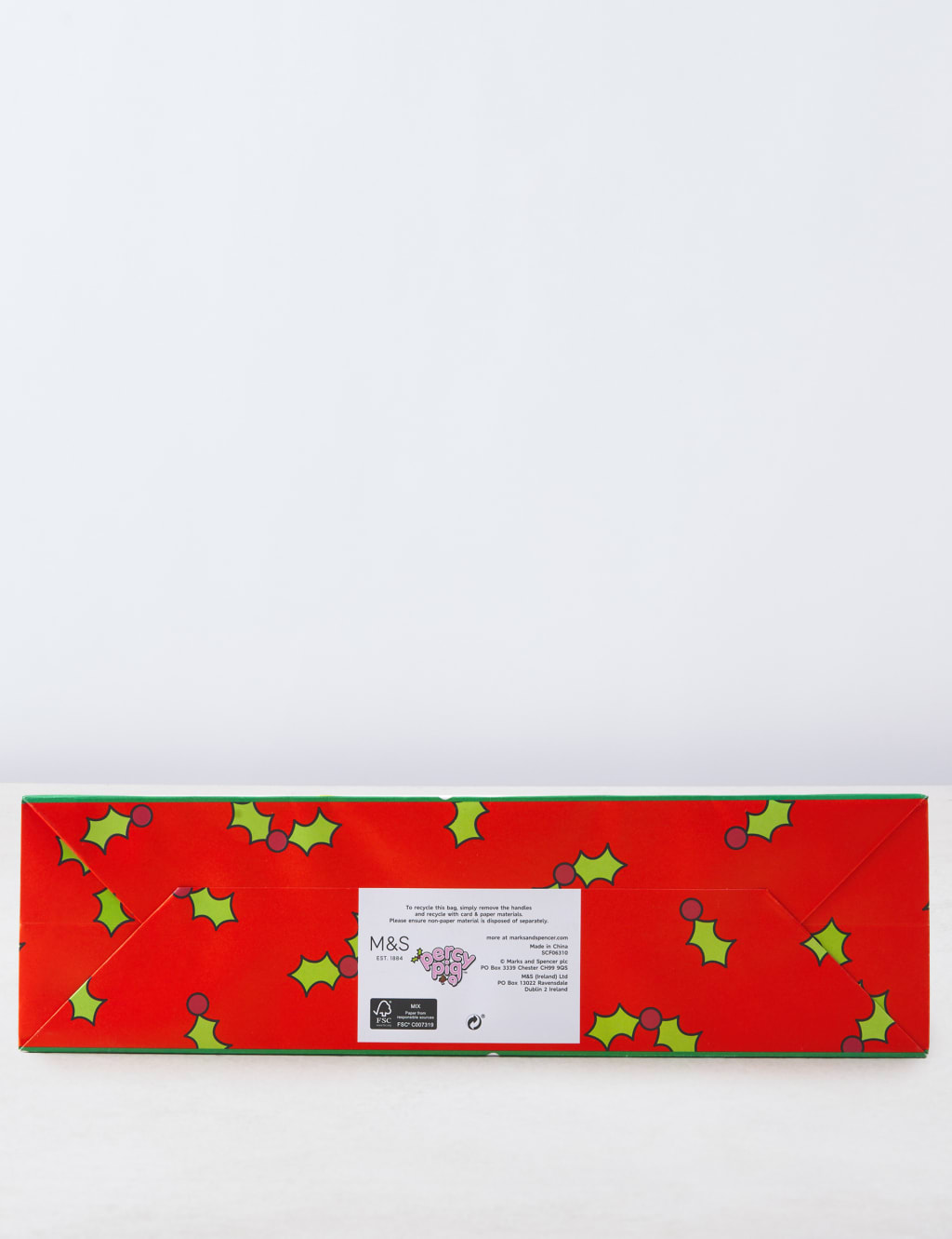 Christmas Wrapping Paper 4m, 6 Tags and Gift Bag Bundle 5 of 5