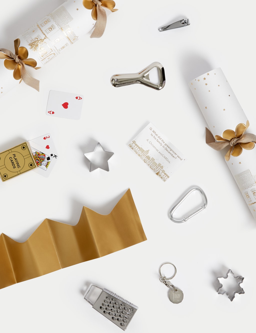 Luxury Christmas Crackers -  Gold Design 2 of 4