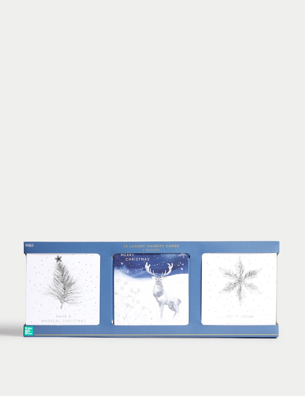 Luxury Charity Christmas Cards - Silver Designs 1 of 6