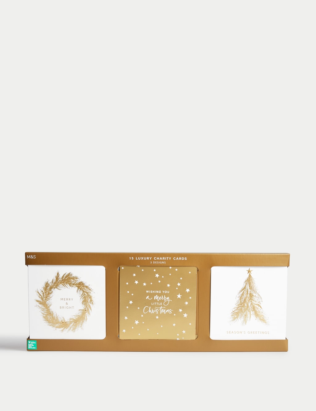 Luxury Charity Christmas Cards - Gold Designs 1 of 6