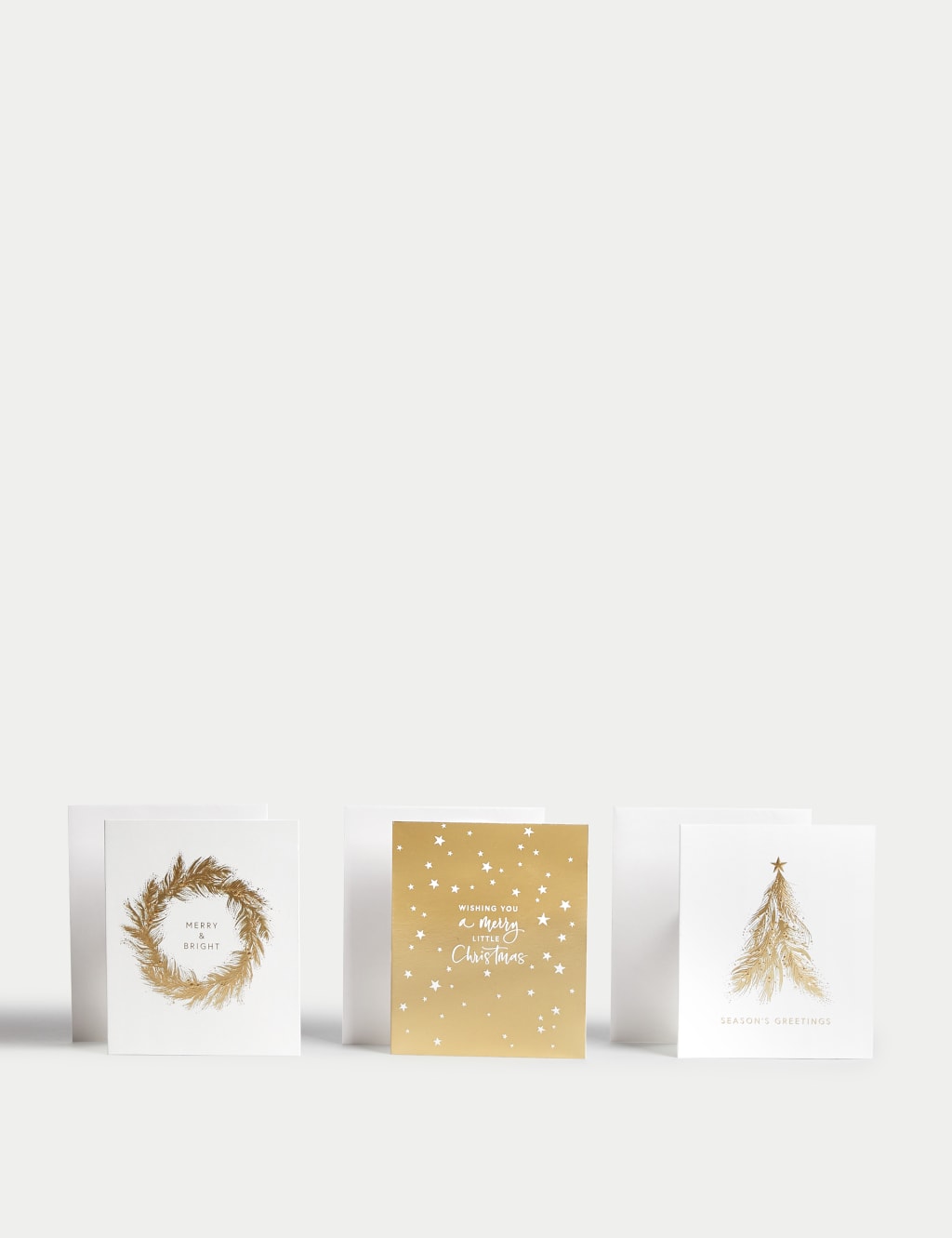 Luxury Charity Christmas Cards - Gold Designs 5 of 6
