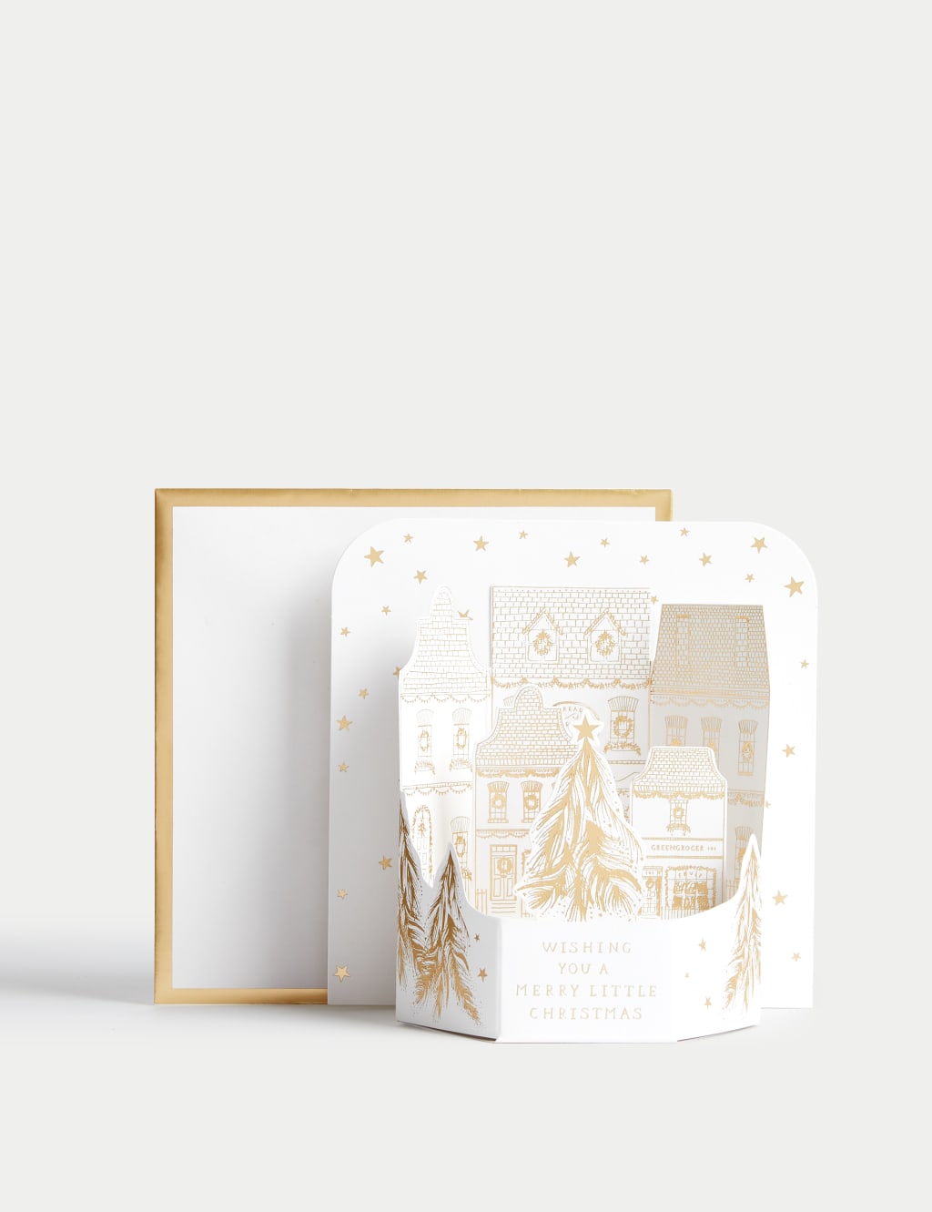 Luxury Charity Christmas Cards - 3D Town Design 2 of 3