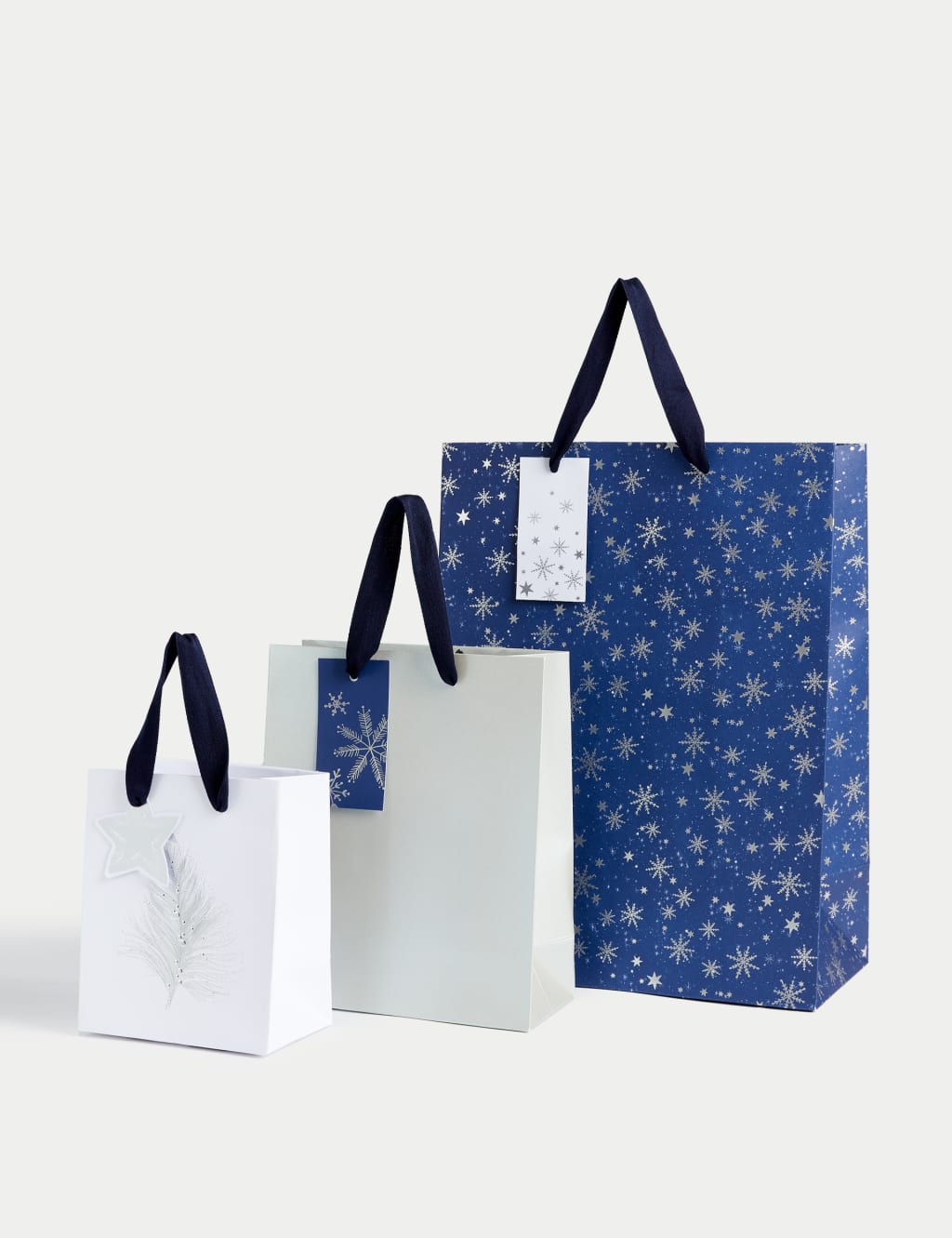 Blue christmas gift bags new arrivals