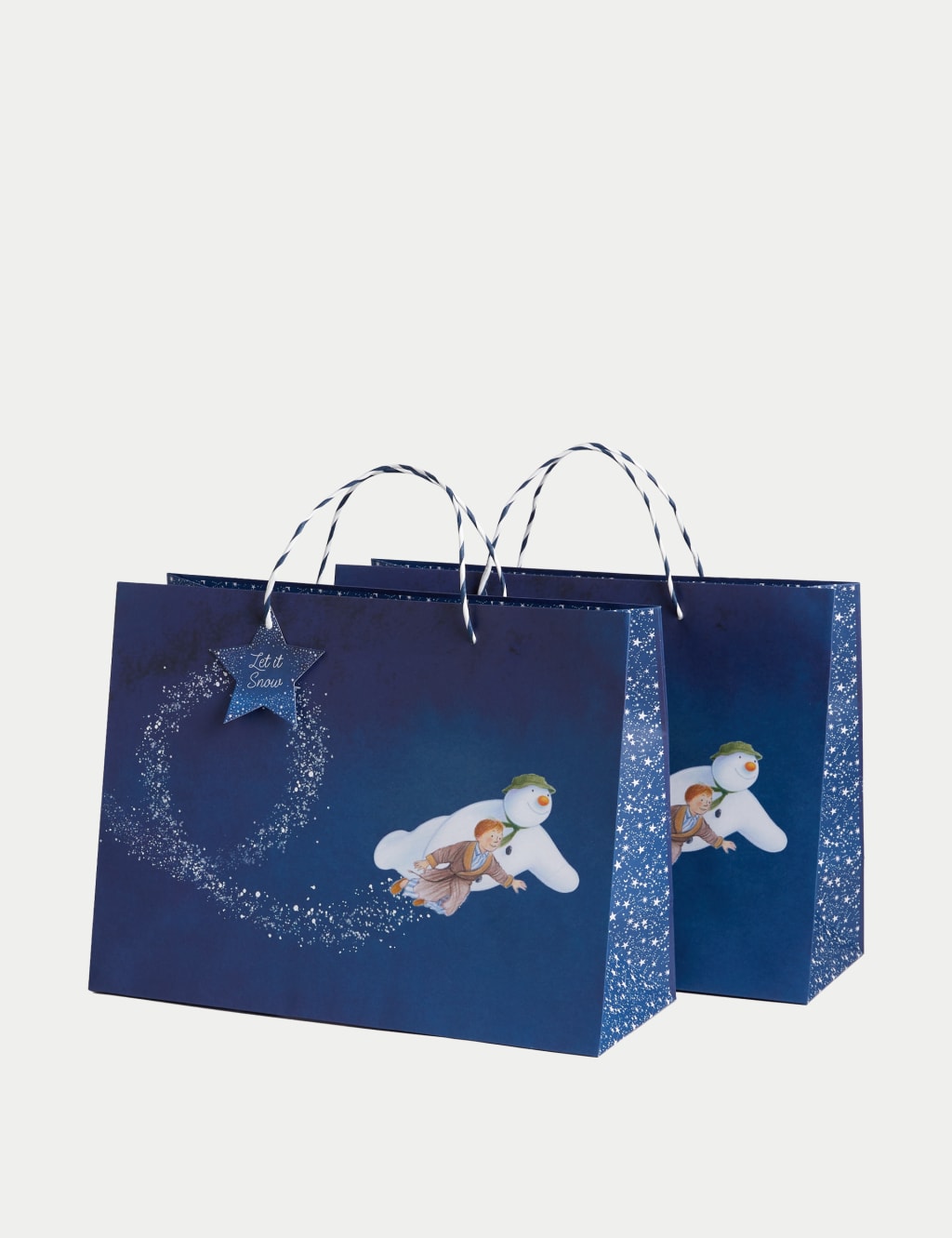 Christmas The Snowman™ Large Gift Bag Pack of 2 1 of 2