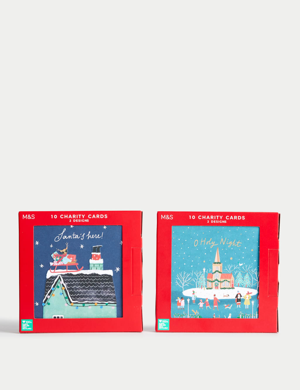 Charity Christmas Cards - Village Scene Designs 1 of 4
