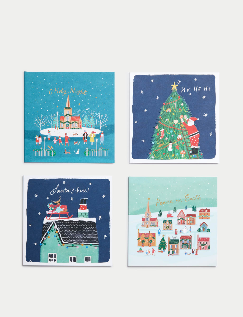 Charity Christmas Cards - Village Scene Designs 2 of 4