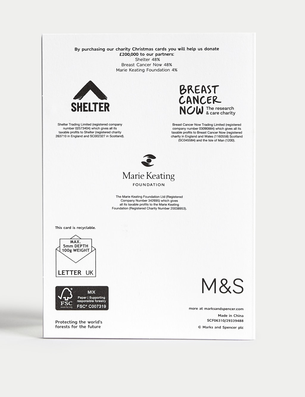 Luxury Charity Christmas Cards - Festive Designs 4 of 5