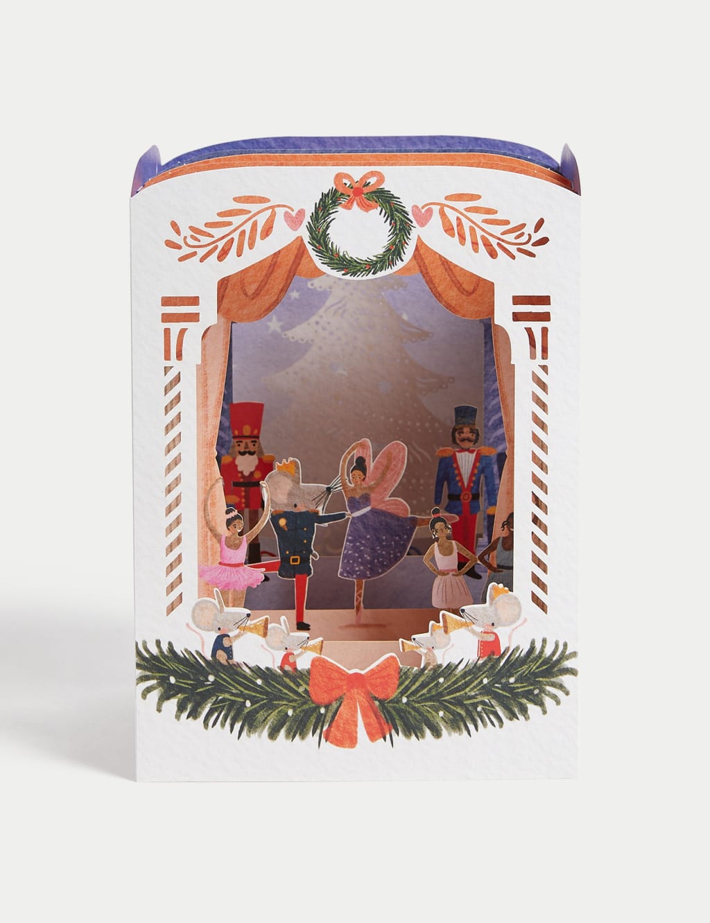 3D The Nutcracker Theatre Charity Christmas Card 1 of 5