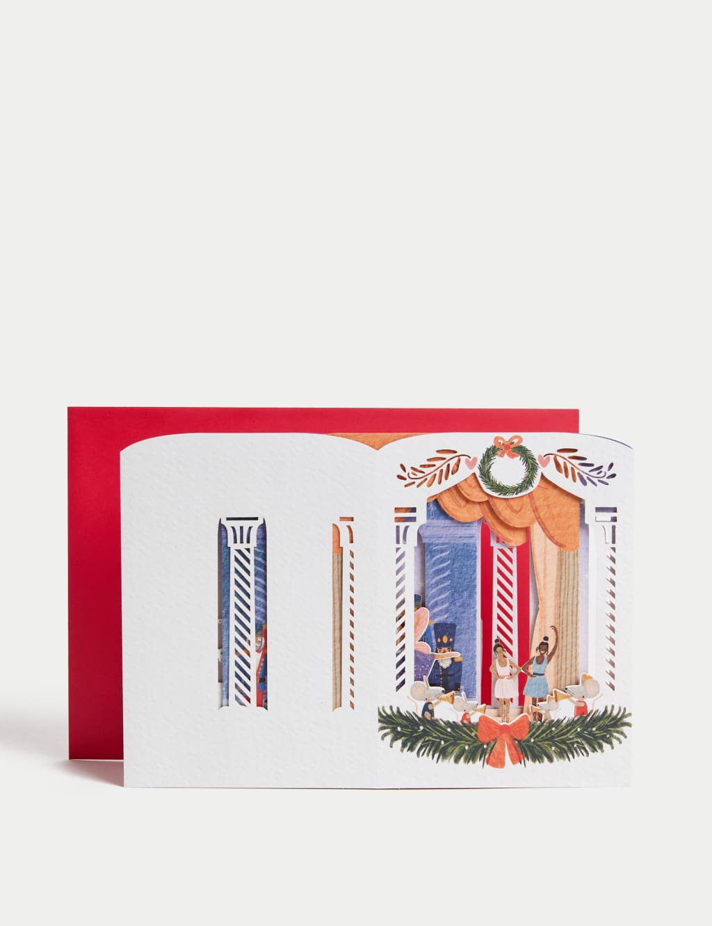 3D The Nutcracker Theatre Charity Christmas Card 2 of 5