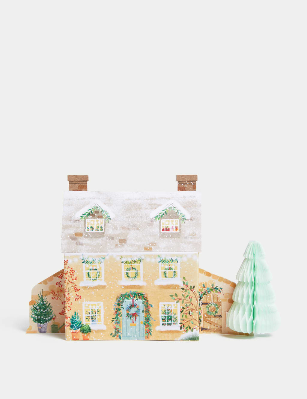 4 Charity Christmas Cards - 3D Pop-up House Design 1 of 3