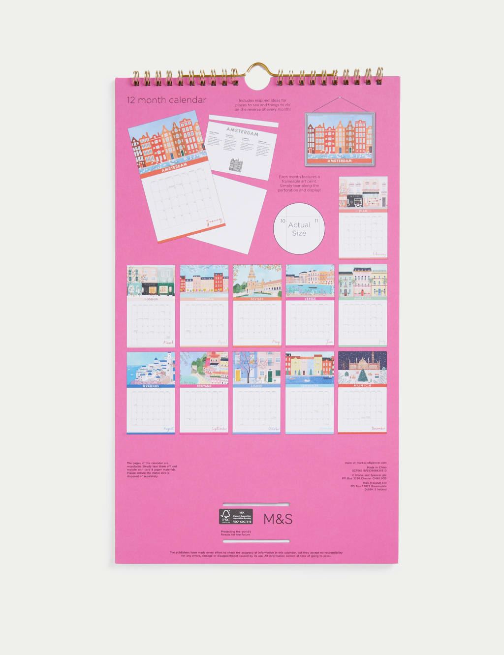 2025 Medium Calendar - Explore Europe 3 of 7