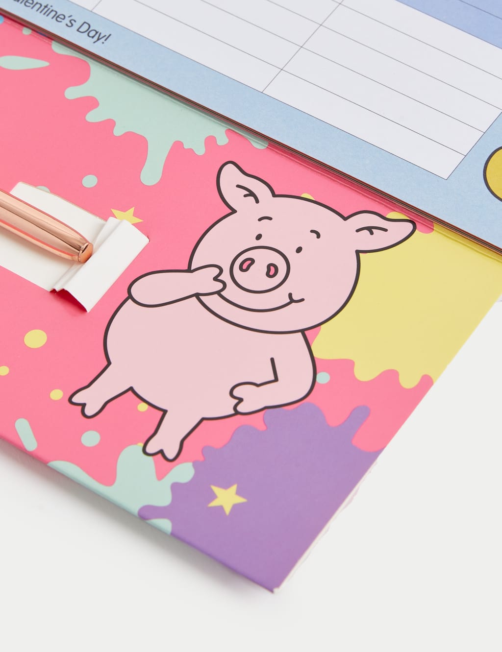 2025 Large Calendar & Family Organiser with Pen - Percy Pig™ 7 of 7