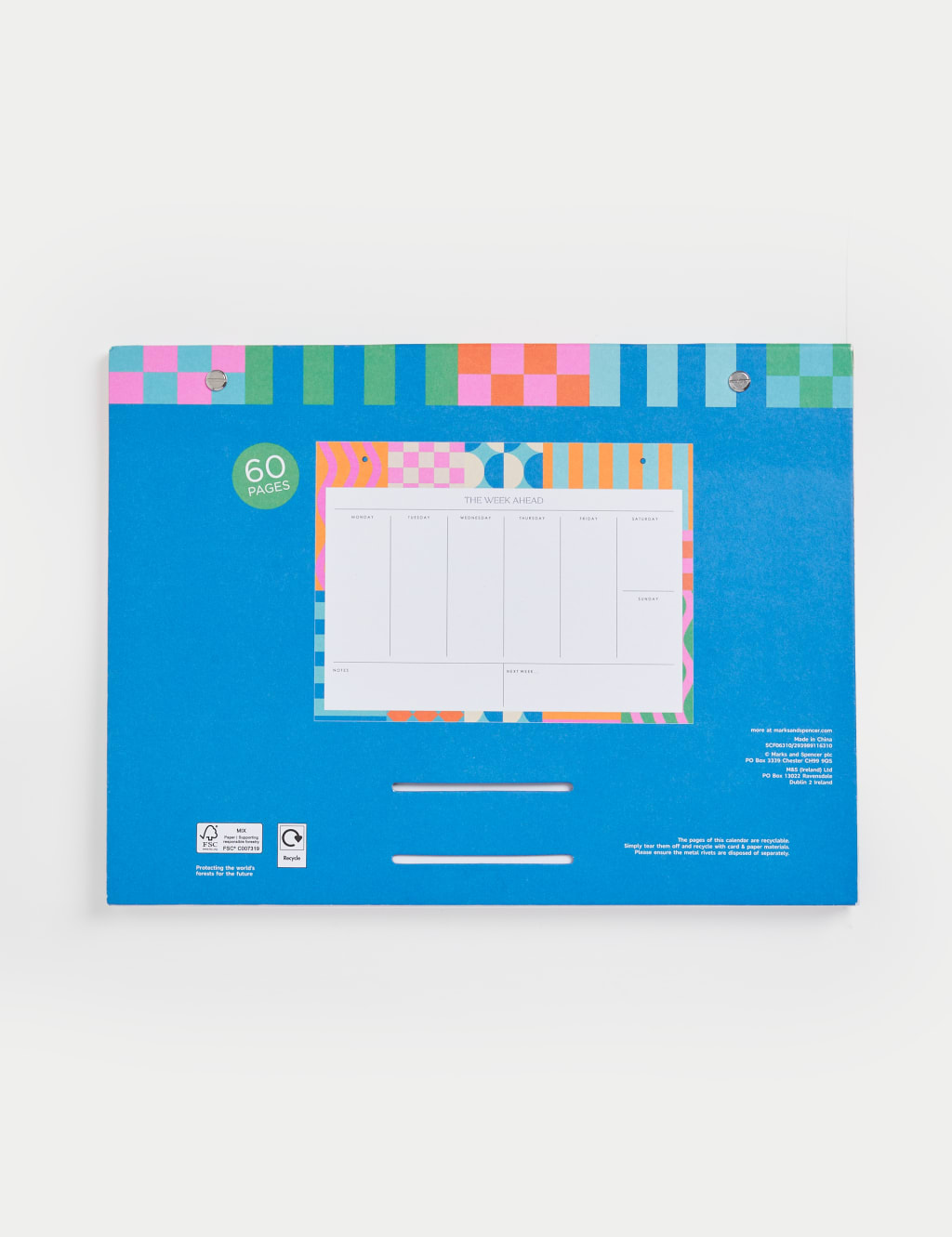 Weekly Desk Planner - Abstract Design 3 of 4