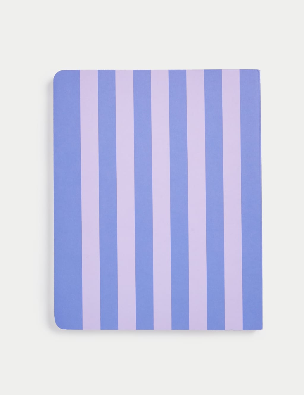 2025 Large B5 Week to View Diary - Blue & Lilac Stripe Design 5 of 5